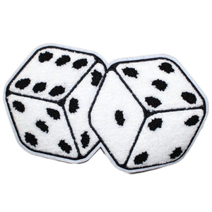 Gambling Dice Chenille Patch