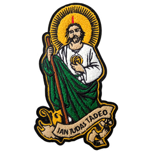 San Judas Tadeo Protection Religion Christ Chenille Patch