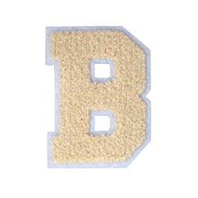 Load image into Gallery viewer, Letter Varsity Alphabets A to Z Beige Cream 4 Inch
