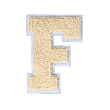 Load image into Gallery viewer, Letter Varsity Alphabets A to Z Beige Cream 4 Inch
