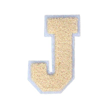 Load image into Gallery viewer, Letter Varsity Alphabets A to Z Beige Cream 4 Inch
