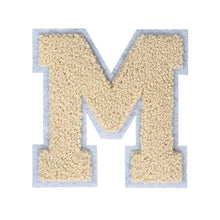 Load image into Gallery viewer, Letter Varsity Alphabets A to Z Beige Cream 4 Inch
