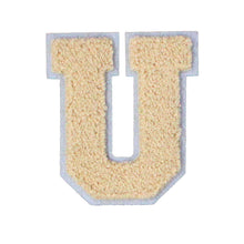 Load image into Gallery viewer, Letter Varsity Alphabets A to Z Beige Cream 4 Inch
