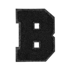 Letter Varsity Alphabets A to Z Black & Black 6 Inch