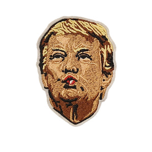 Donald Trump's Face Embroidery Patch