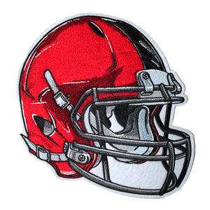 Football Helmet in Variety Color Chenille Embroidery Patches