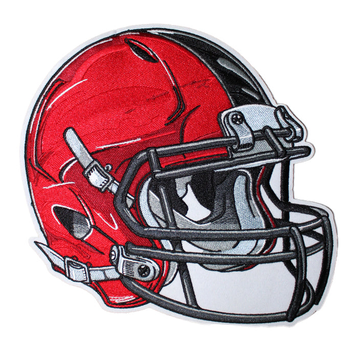 Football Helmet in Variety Color Embroidery Patches