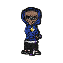 Load image into Gallery viewer, Hood &amp; Glasses On Boy with the Dripping DLC Embroidery Patch
