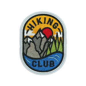 Hiking Club Nature Embroidery Patch