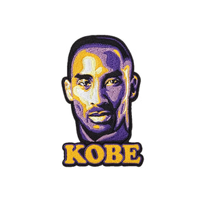 Kobe Bryant Face Embroidery Patch