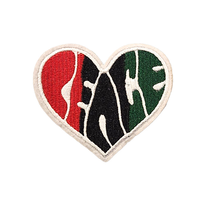 Heart Peace Embroidery Patch