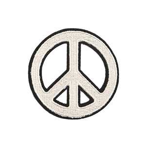 Peace Sign Embroidery Patches in Multi Colors