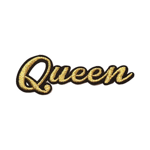 Queen Embroidery Patch