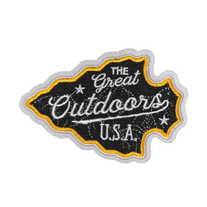 The Great Outdoors USA Embroidery Patch