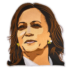 Load image into Gallery viewer, Vice President Kamala Harris Face Embroidery Patch
