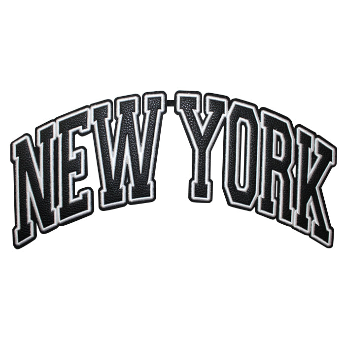 New York Varsity Letter PU Leather Patch