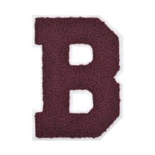 Load image into Gallery viewer, Letter Varsity Alphabets A to Z Burgundy 2.5 Inch
