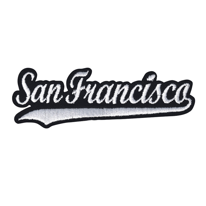 Varsity City Name San Francisco in Multicolor Embroidery Patch