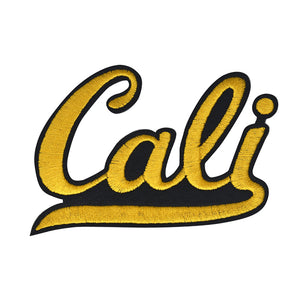 State Name 'Cali' in Multicolor Embroidery Patch