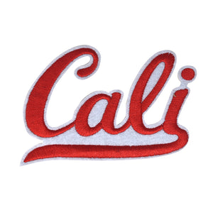 State Name 'Cali' in Multicolor Embroidery Patch