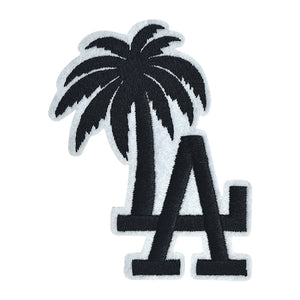 LA with Palm Tree in Multicolor Embroidery Patch