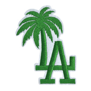 LA with Palm Tree in Multicolor Embroidery Patch