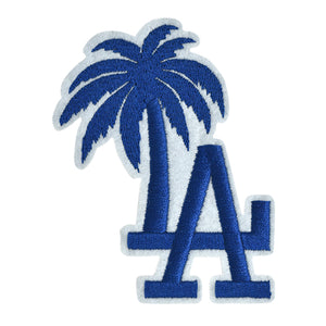 LA with Palm Tree in Multicolor Embroidery Patch