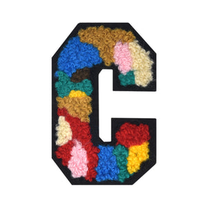 Letter Varsity Alphabets A to Z Multicolor 2.5 Inch