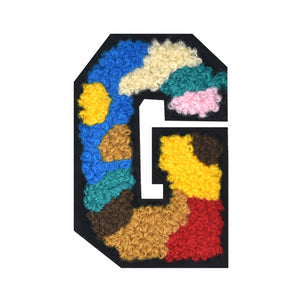 Letter Varsity Alphabets A to Z Multicolor 2.5 Inch