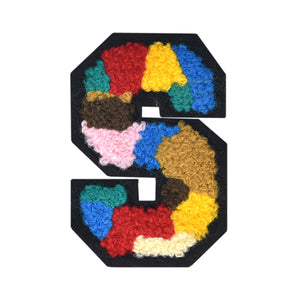 Letter Varsity Alphabets A to Z Multicolor 2.5 Inch