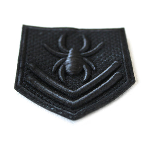 Spider Embroidery Leather Patch