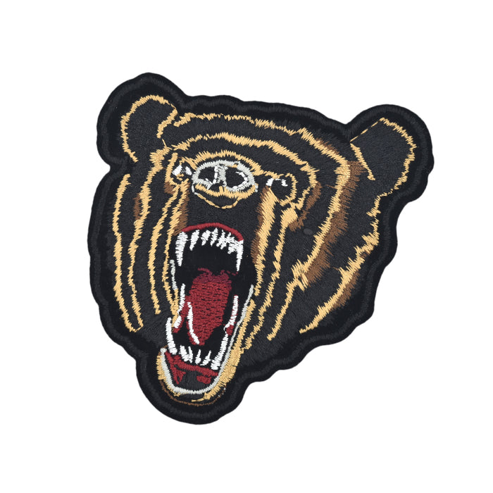 Bear Face Embroidery Patch