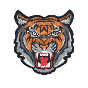 Tiger Face Embroidery Patch