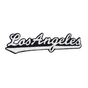 Varsity City Name Los Angeles in Multicolor Embroidery Stitch