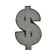 Load image into Gallery viewer, Dollar Sign $ from 2.5 inch to 8 Inch in Multicolor Chenille Patch
