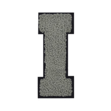 Load image into Gallery viewer, Letter Varsity Alphabets A to Z Grey Black 4 Inch
