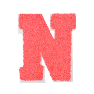 Letter Varsity Alphabets A to Z Neon Coral 2.5 Inch