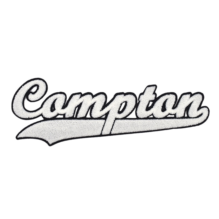 Varsity City Name Compton in Multicolor Chenille Patch