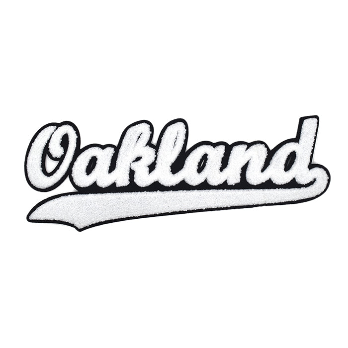 Varsity City Name Oakland in Multicolor Chenille Patch