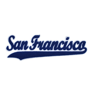 Varsity City Name San Francisco in Multicolor Chenille Patch