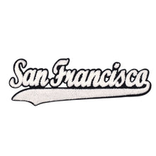 Load image into Gallery viewer, Varsity City Name San Francisco in Multicolor Chenille Patch
