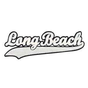 Varsity City Name Long Beach in Multicolor Chenille Patch