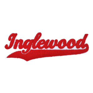 Varsity City Name Inglewood in Multicolor Chenille Patch