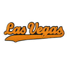 Load image into Gallery viewer, Varsity City Name Las Vegas in Multicolor Chenille Patch
