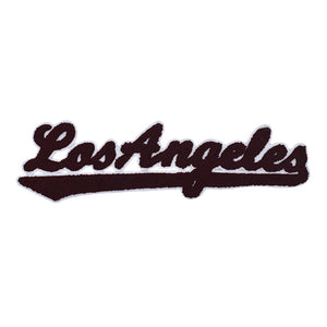 Varsity City Name Los Angeles in Multicolor Chenille Patch