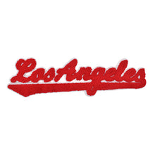 Load image into Gallery viewer, Varsity City Name Los Angeles in Multicolor Chenille Patch
