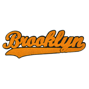 Varsity City Name Brooklyn in Multicolor Chenille Patch