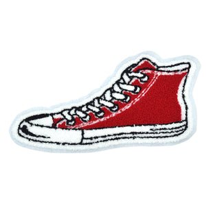 Sneaker Shoe in Multicolor Chenille Patch