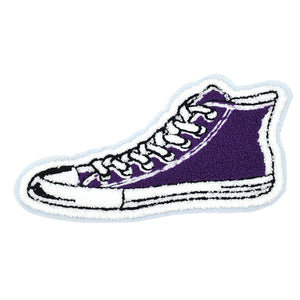 Sneaker Shoe in Multicolor Chenille Patch