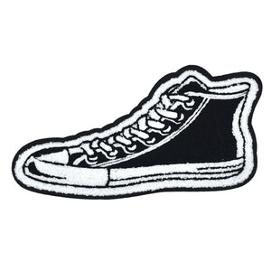 Sneaker Shoe in Multicolor Chenille Patch